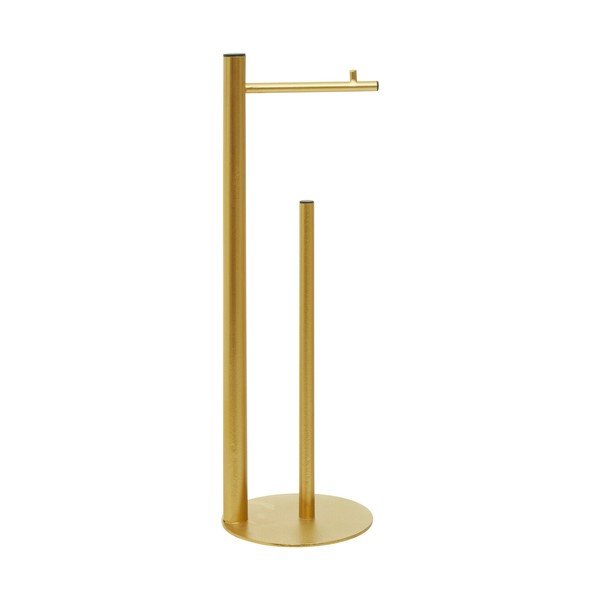 Metalni držač za WC papir u zlatnoj boji Fay – Premier Housewares-image-3