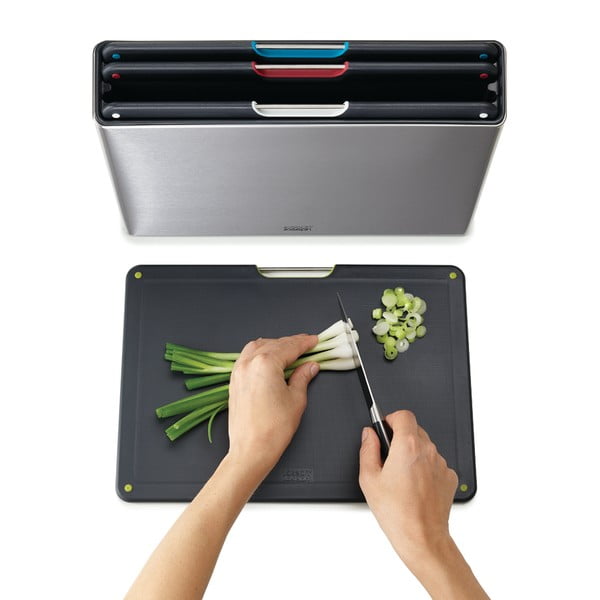 Daske za rezanje u setu od 4 komada sa postoljem 7x35,5 cm Folio - Joseph Joseph-image-3