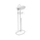 Stalak za toaletni papir Metaltex, visina 73 cm