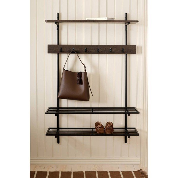 Smeđi metalni set za hodnik 100x150x25 cm Gilda – Ellos Home-image-1