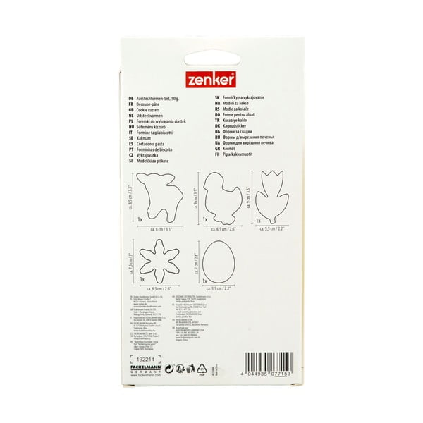 Set od 5 uskršnjih kalupa Zenker Spring-image-2