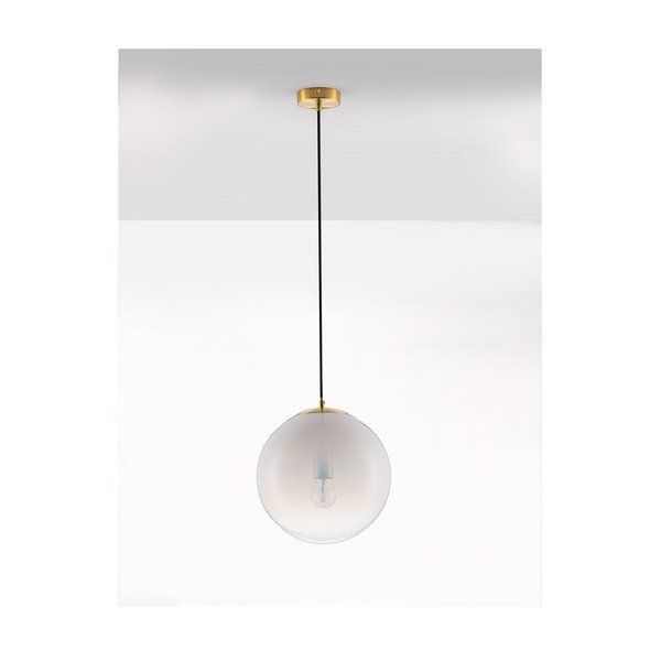 Bijela/u zlatnoj boji staklena viseća svjetiljka ø 30 cm Vita – Nova Luce-image-3