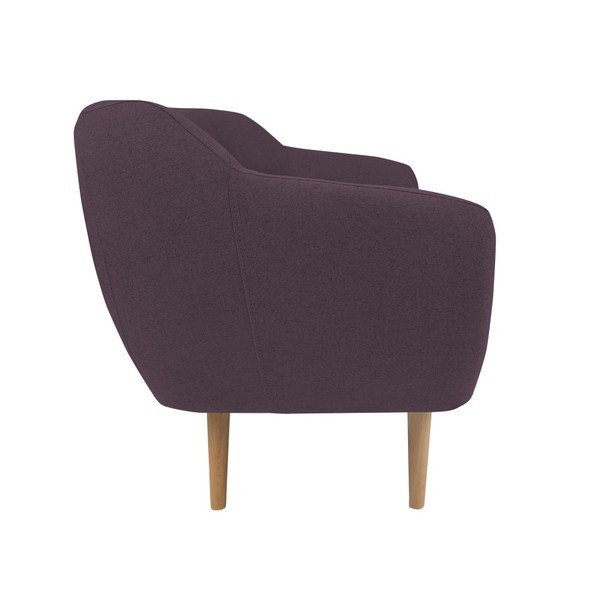 Ljubičasta dvosjeda sa svijetlim nogama Mazzini Sofas Sicile-image-2