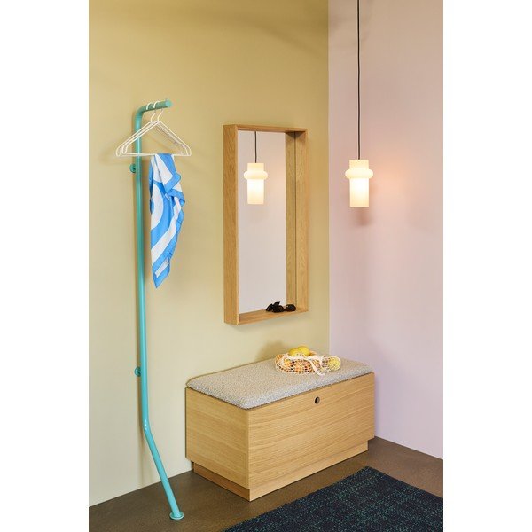 Plava metalna vješalica 36x182 cm Bend – Hübsch-image-1