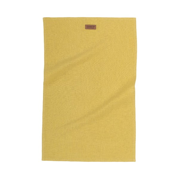 Oker žuto platno s lanom Tiseco Home Studio, 42 x 68 cm