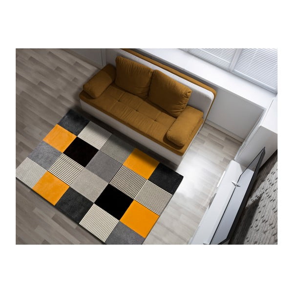 Narančasto-sivi tepih Universal Gladys Lento, 80 x 150 cm-image-1