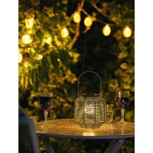 LED stolna vanjska svjetiljka sa solarnim panel ø 15 cm Crewe – House Nordic-image-1