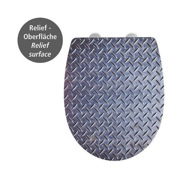 Sivo-bijela WC daska Wenko-image-2