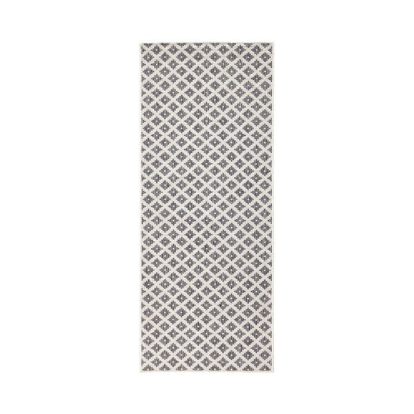 Sivo-krem obostrani gazište pogodan za vanjski Bougari Nice, 80 x 250 cm