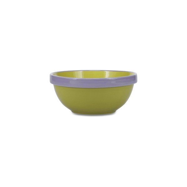 Zelena/ljubičasta zdjelica od kamenine 710 ml Duo – ONA-image-1