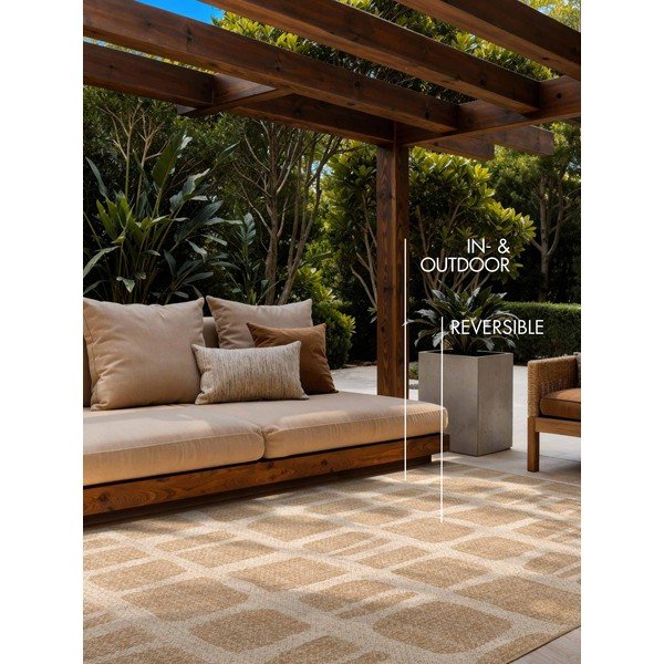 Krem/u prirodnoj boji unutarnji i vanjski tepih 200x300 cm Haringey Ruskin – Ted Baker-image-3