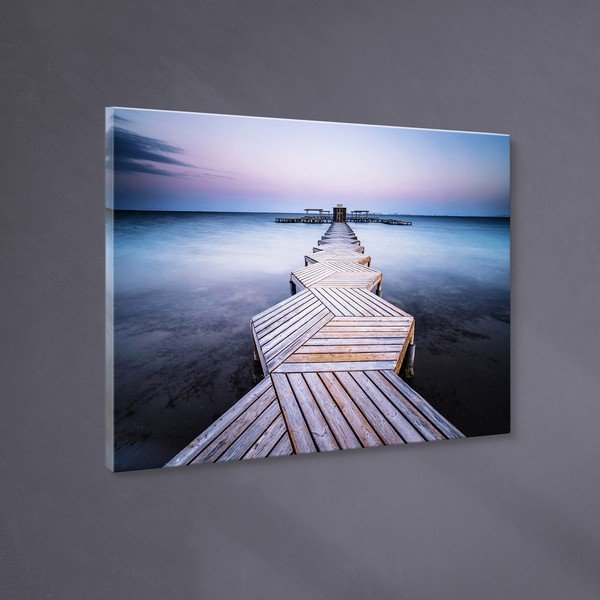 Slika 113x85 cm Twilight Pier – Styler-image-3