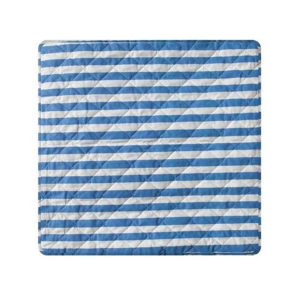 Prošiveni prekrivač na plavo-bijele pruge Stripes, 160 x 230 cm-image-2