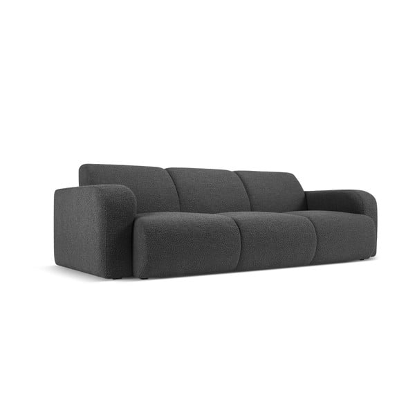 Tamno siva sofa od bouclé tkanine 235 cm Molino – Micadoni Home-image-2