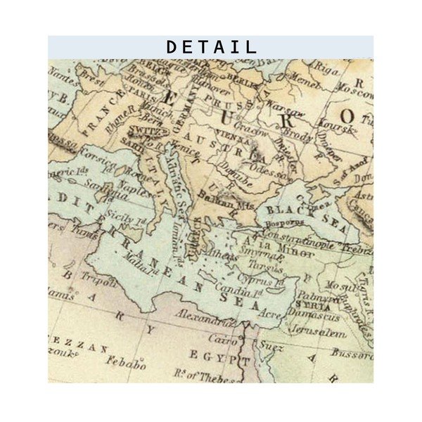 Slika u drvenom okviru Globe, 70 x 50 cm-image-2