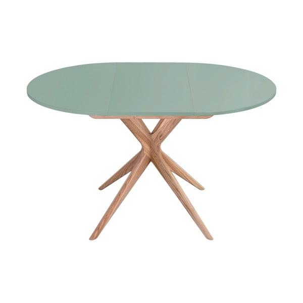 Okrugao proširiv blagovaonski stol s dodatnom pločom ø 90 cm Jubi – Ragaba-image-1