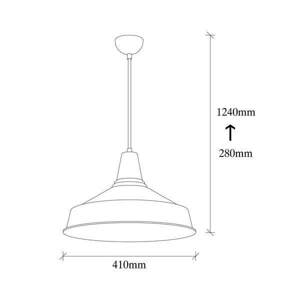 Crna metalna viseća svjetiljka Opviq lampe Efse-image-2