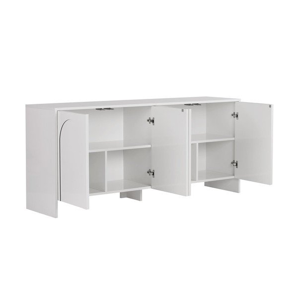 Bijela komoda 180x80x45 cm Arlen  – Kalune Design-image-4