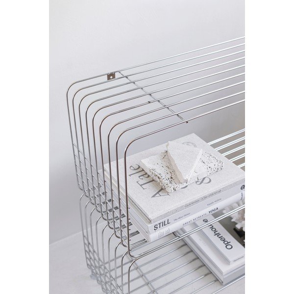 Metalna polica s više razina u sjajno srebrnoj boji 70 cm Store-It – Mette Ditmer Denmark-image-3