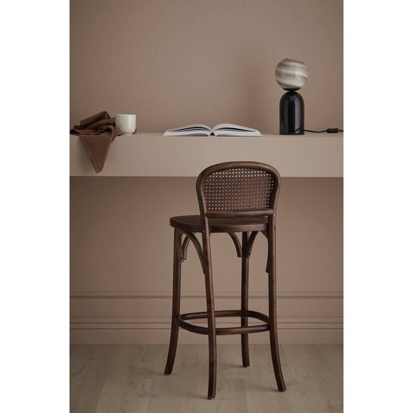 Tamno smeđa barska stolica od ratana (visine sjedala 67 cm) Today – Ellos Home-image-1