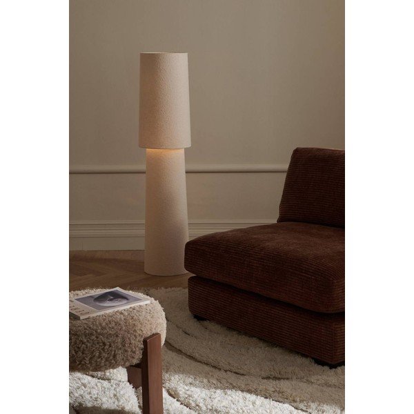 Krem stojeća svjetiljka od boucle tkanine (visina 119 cm) Philo – Ellos Home-image-1