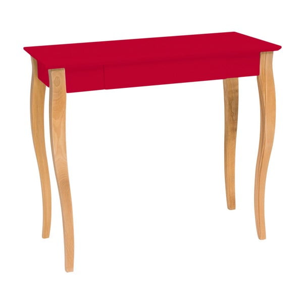 Crveni radni stol Ragaba Lillo, širine 85 cm