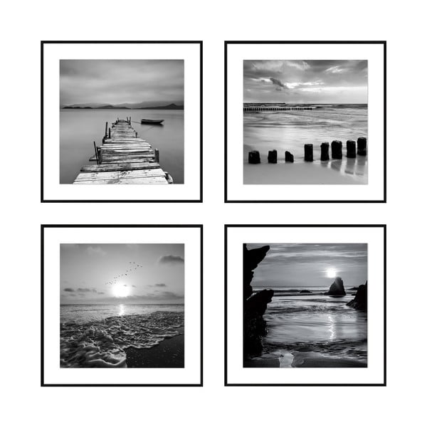 Slike u setu 4 kom 30x30 cm Silence by the Water – knor