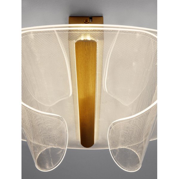 LED stropna svjetiljka aluminijska s mogućnosti zatamnjivanja u zlatnoj boji 55x45 cm Valentin – Nova Luce-image-4
