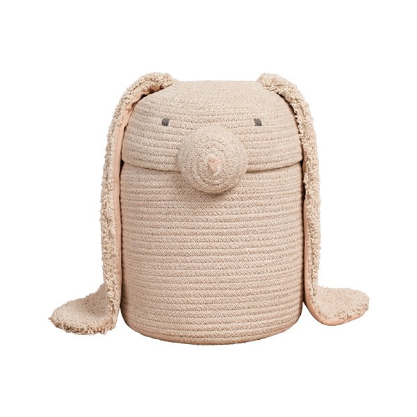 Krem tekstilna dječja kutija za pohranu ø 25x30 cm Rita the Rabbit – Lorena Canals