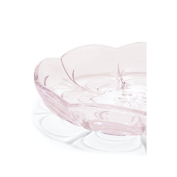 Svijetlo ružičasti desertni stakleni tanjuri u setu od 2 kom ø 16 cm Lily - Holmegaard-image-3