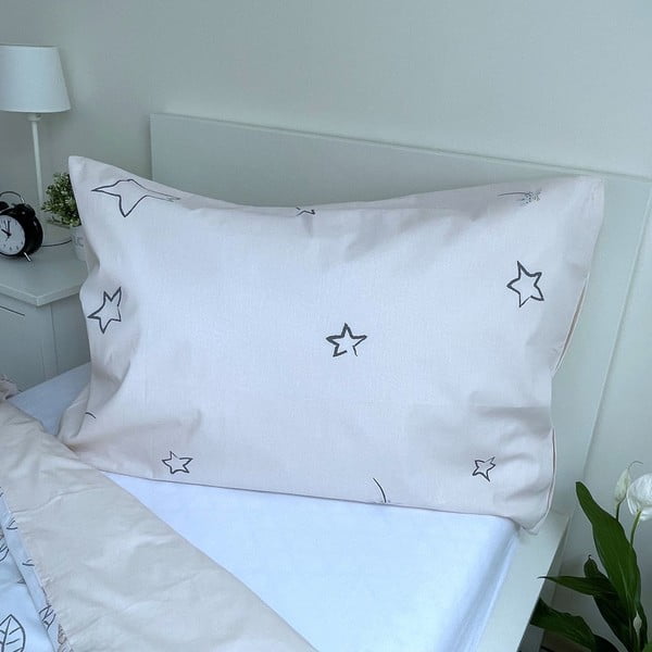 Svijetlo žuta pamučna dječja posteljina sa svjetlećim efektom za krevet za jednu osobu 140x200 cm Lion King "Best friends" – Jerry Fabrics-image-3