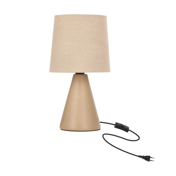 Bež stolna lampa s tekstilnim sjenilom (visina 24,5 cm) Satti – Candellux Lighting-image-3