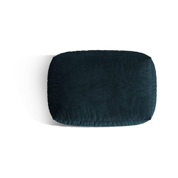 Tamno plavi baršunast modularni tabure Martina – Micadoni -image-2