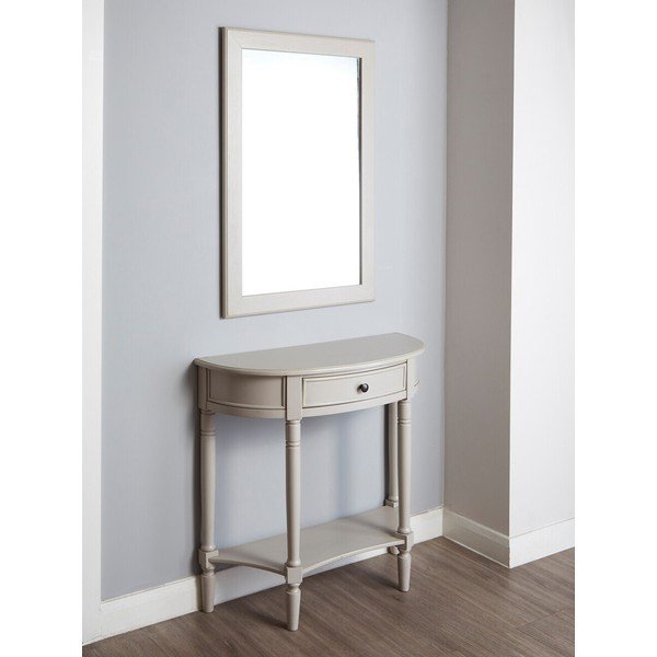 Sivi pomoćni stol od masivnog bora 33x81 cm Heritage – Premier Housewares-image-3
