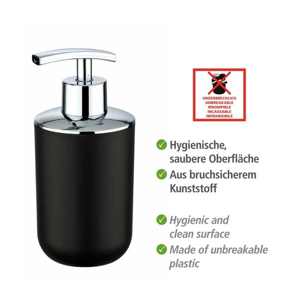 Crni dozator sapuna Wenko Brasil-image-4