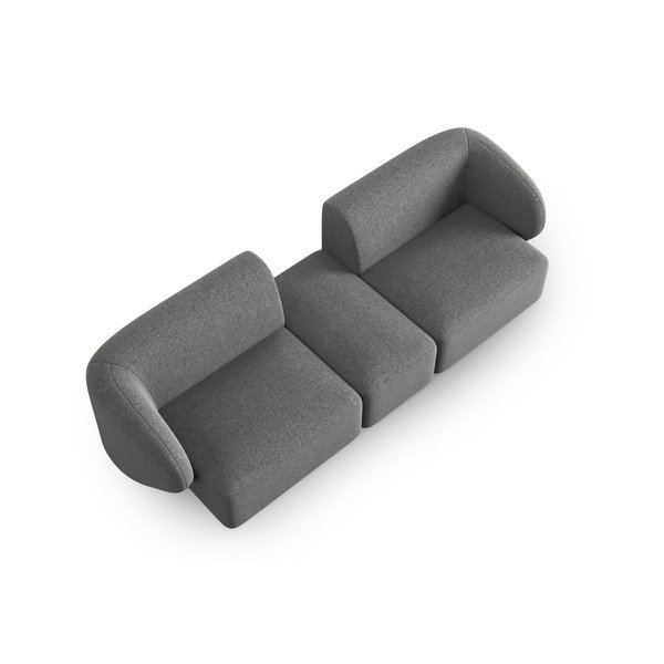 Siva sofa od šenila 246 cm Paolo – Milo Casa-image-1