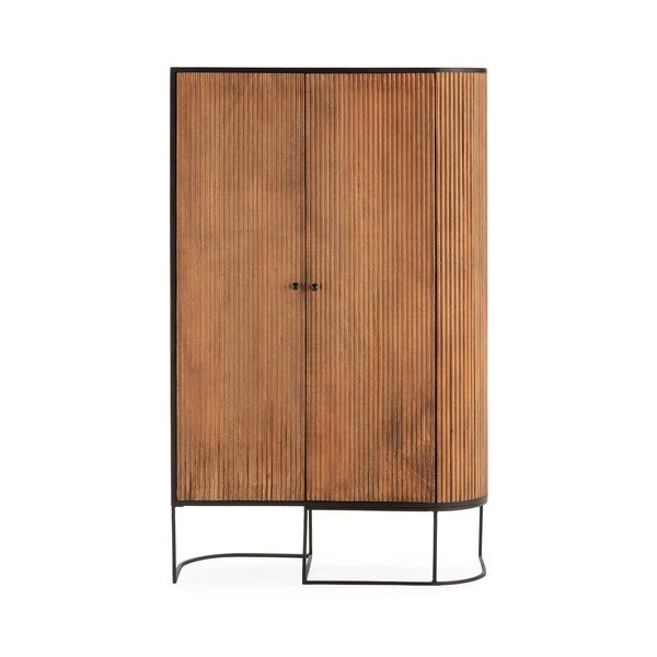 Komoda od masivnog manga u prirodnoj boji 100x165x40 cm Curve – MOME-image-3