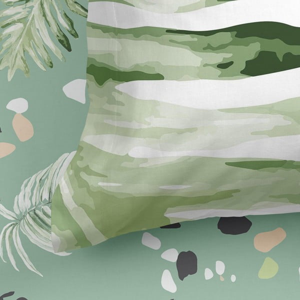 Pamučna plahta Happy Friday Basic Delicate, 180 x 200 cm-image-2