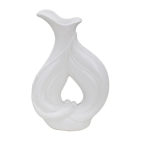 Bijela porculanska vaza Mauro Ferretti Lien, visina 31 cm