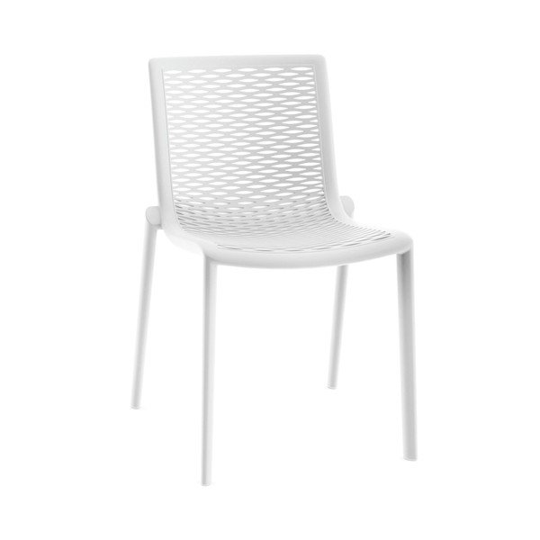 Set od 2 bijele vrtne blagovaonske stolice Resol Net-Kat-image-1