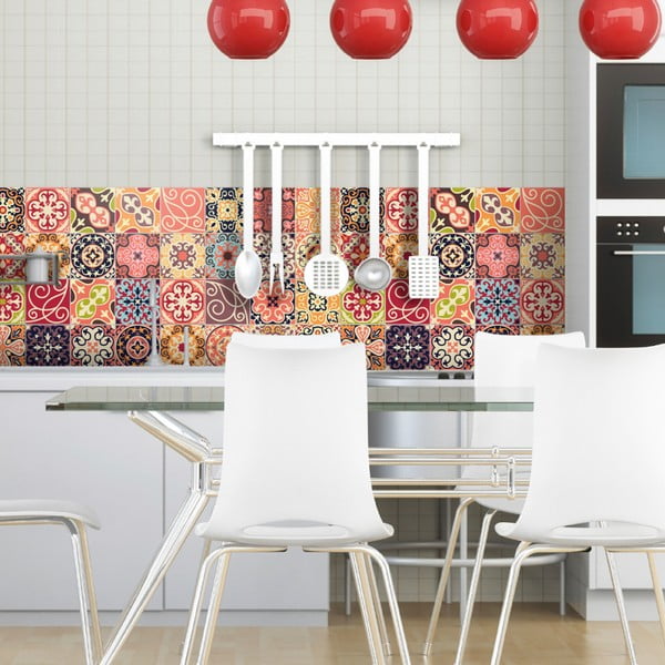 Set s 30 zidnih naljepnica Ambiance Cement Tiles La Valette, 10 x 10 cm-image-3