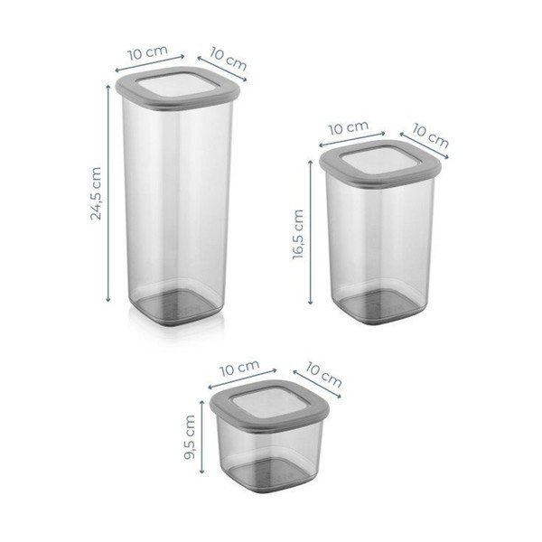 Posude za namirnice u setu 24 kom za čuvanje hrane Fresco – Hermia-image-2