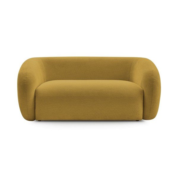 Žuta  sofa od šenila 160 cm Celine – Bobochic Paris