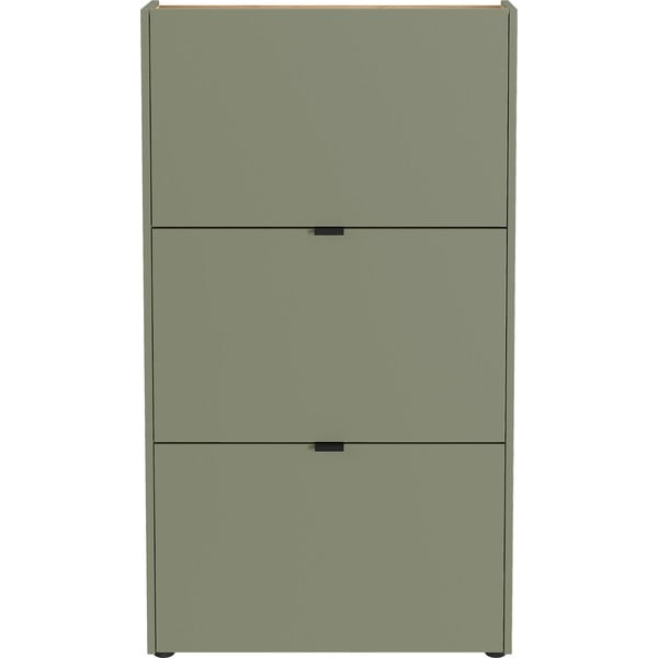 Smeđe-sivi preklopni ormarić za cipele 71x127x22 cm Ameca – Germania-image-3