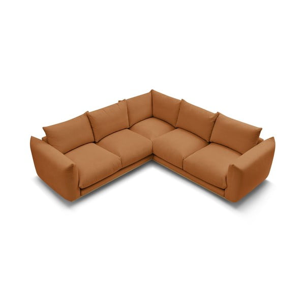 Narančasta kutna garnitura Ernest – Bobochic Paris-image-4