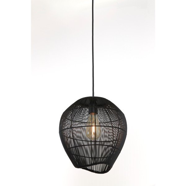 Crna stropna lampa ø 28 cm Yumi - Light & Living-image-3