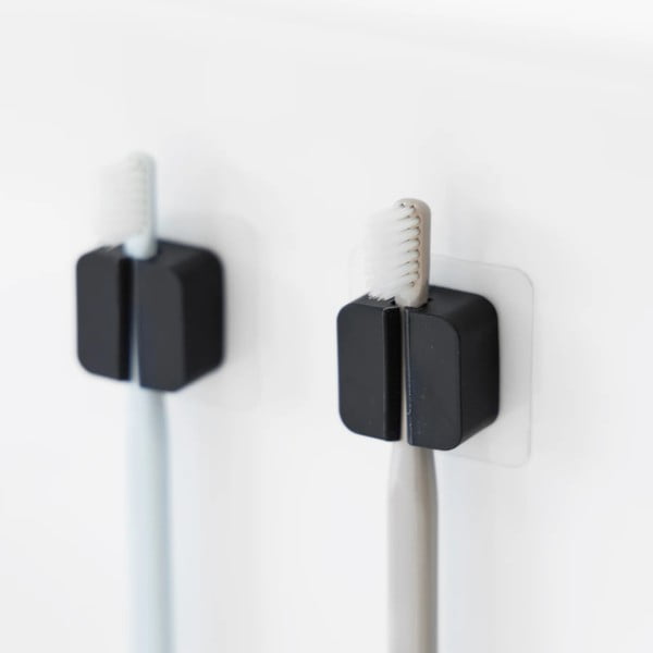 Crni silikonski multifunkcionalni držači u setu 2 kom Film Hook – YAMAZAKI-image-2