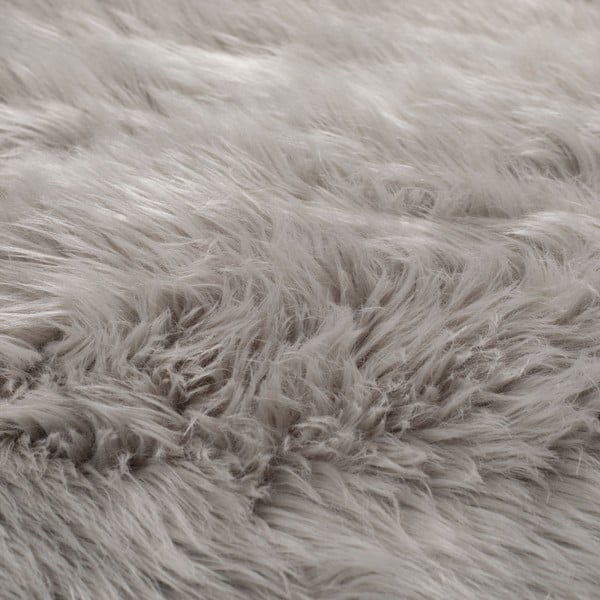 Sivi tepih Flair Rugs Sheepskin, ⌀ 120 cm-image-1