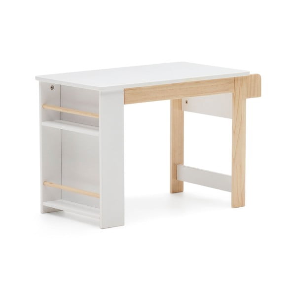 Dječji radni stol s bijelom pločom stola 40x77 cm Serwa – Kave Home