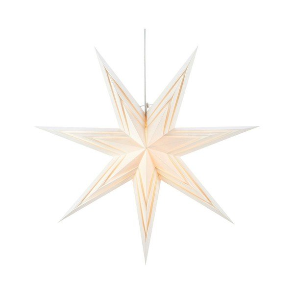 Bijeli viseći svjetlosni ukras s božićnim motivom ø 70 cm Sombra – Markslöjd